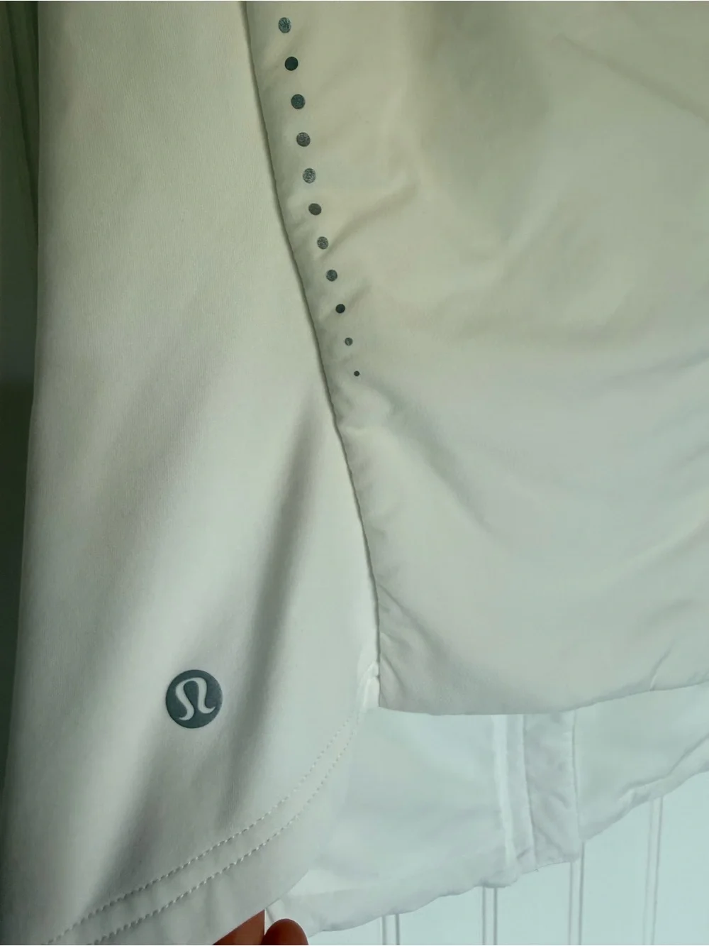 Lululemon Push Your Pace Vest White Size 4 Running Full Zip